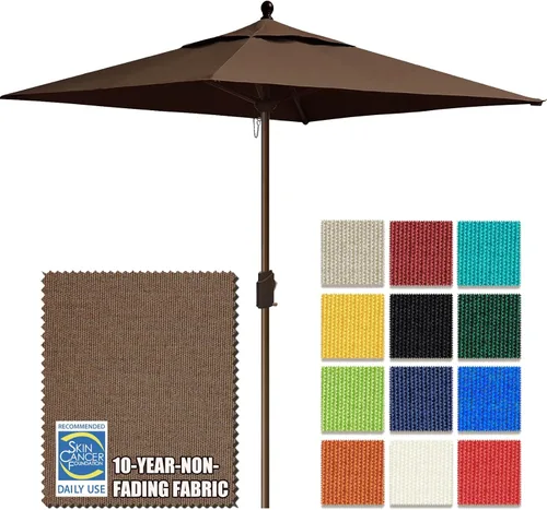 Miniatura 85 de EliteShade USA Sombrilla de Mercado de 9 Pies con Garantía de 10 Años Sin Decoloración, Sombrilla de Patio, Sombrilla de Mesa para Exteriores