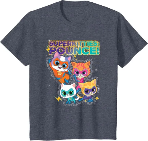 Miniatura 56 de Disney Junior SuperKitties Pounce! Camiseta de equipo completo, talla S