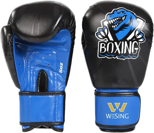 Miniatura 6 de Wesing - Guantes de boxeo para niños y niños, guantes de entrenamiento de boxeo para niños y niñas de 3 a 8 años, 4 onzas y 6 onzas, para boxeo