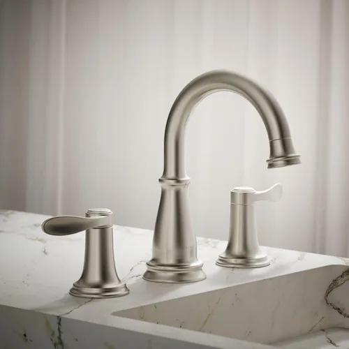 Miniatura 2 de Kohler 27380-4-BN BELLERA® - Grifo para lavabo de baño, 1.2 GPM, níquel cepillado vibrante Vibrant Brushed Nickel