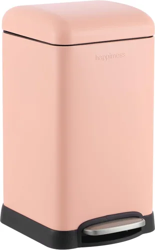 Miniatura 11 de happimess HPM1012H Betty Retro Mini - Cesta de basura con apertura mediante pedal de 3.2 galones, resistente a las huellas dactilares, moderna