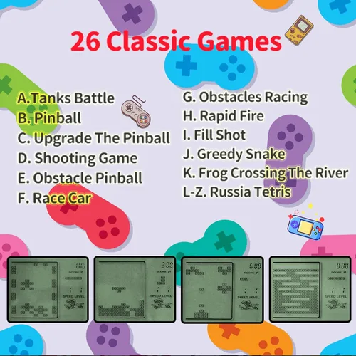 Miniatura 4 de SSRMX 24 piezas de recuerdos de fiesta de videojuegos para niños, mini llavero de juegos de arcade, regalos de fiesta de cumpleaños, premios de aula