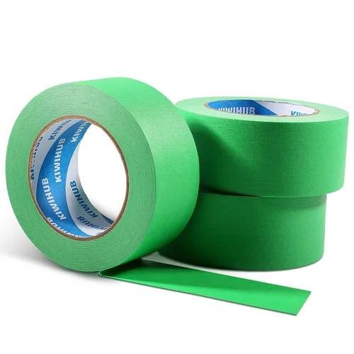 Miniatura 22 de Cinta de Enmascarar Blanca para Pintores, 2" x 60 Yardas x 5 Rollos - Cinta de Enmascarar Blanca de Adhesión Media para Pintura, Etiquetado, Blanco