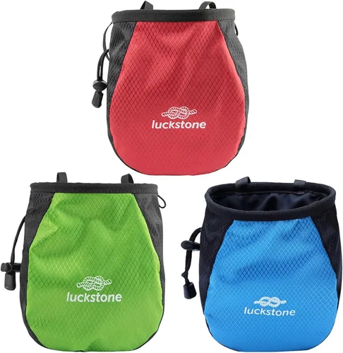 Miniatura 2 de Bolsa de tiza para escalada en roca, bolsa de tiza ajustable con cordón, bolsa de tiza Bouldering, cubo para escalada en roca, levantamiento
