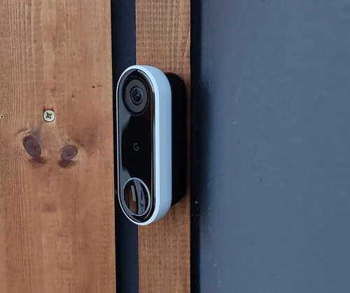 Miniatura 9 de Cuña de montaje en esquina de 45° compatible con Google Nest Hello Video Doorbell de 1ª generación, con cable, te permite apuntar timbre, mejor