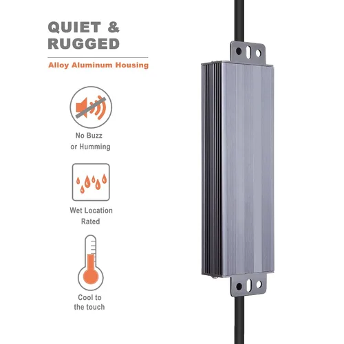 Miniatura 4 de Transformador de fuente de alimentación de LED de voltaje constante impermeable IP67 de 60W, entrada universal de 100-240V CA con enchufe, salida