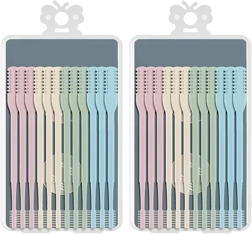 Miniatura 8 de Juego de recortadora de vello nasal portátil con cuchillas de acero inoxidable, diseño seguro protegido, herramienta de aseo para hombres y mujeres
