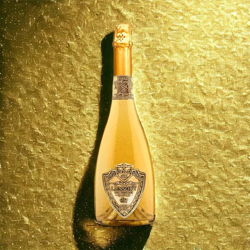 Miniatura 3 de Lussory Premium Gold 24K Agua con Gas Burbujeante Desalcoholizada 0.0% Vino Sin Alcohol de España, Bajas Calorías, Bajo en Azúcar, Halal