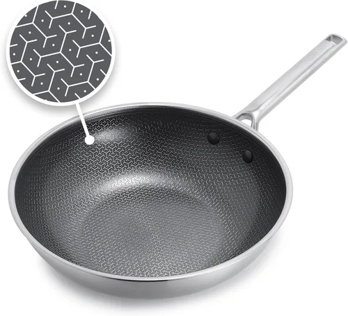 Miniatura 13 de GreenPan Hybrid - Sartén antiadherente de acero inoxidable de 8 pulgadas, sartén de cerámica de tres capas APEX Thermobond sin PFAS, compatible