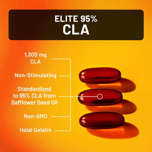 Miniatura 3 de Cápsulas blandas NatureWise Elite CLA 95 % 1187 mg, NW10326, 1, 1
