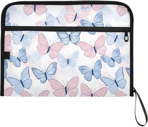 Miniatura 14 de Gredecor 13 Pockets File Folder Organizer A4/Letter Water Resistant Document Bag with Zipper Filing Folder Expanding File Pouch Storage for School