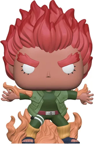 Miniatura 6 de POP Naruto Shippuden - Figura de vinilo Funko de Might Guy (Eight Inner Gates) (paquete con funda protectora de caja compatible), multicolor, 3.75