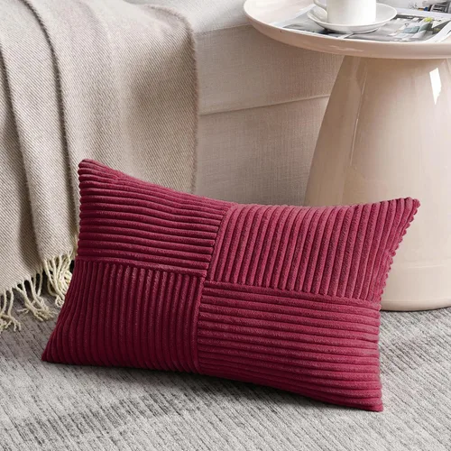 Miniatura 21 de Fancy Homi Juego de 1 funda de cojín cuadrada de color rosa rubor de 14 x 14 pulgadas para sala de estar, dormitorio, sofá cama, sofá, cama, funda