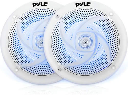 Miniatura 7 de Pyle Paquete de altavoces marinos – Sistema de sonido estéreo de audio estéreo de 4 pulgadas y 6.5 pulgadas de 2 vías impermeable para exteriores