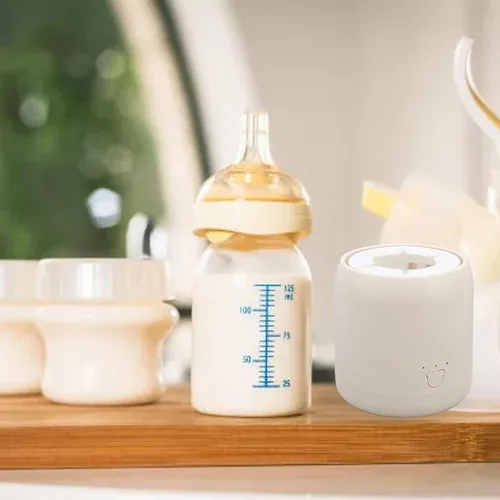 Miniatura 6 de Mezclador eléctrico de leche para bebés con carga USB automática en polvo, mezclador eléctrico portátil de bajo ruido, mezclador de leche para bebés