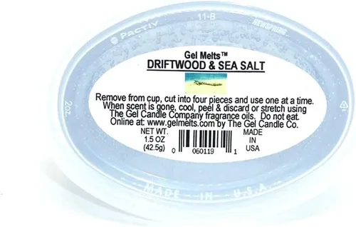 Miniatura 3 de Peel, MELT and Enjoy - Paquete de 3 unidades de cera en gel aromática para calentadores y quemadores Driftwood and SEA Salt Aroma Gel Melts