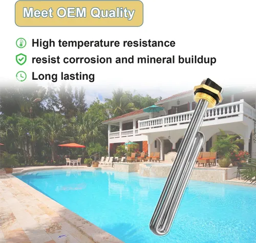 Miniatura 3 de Elemento calentador de agua eléctrico CZXELE7623 actualizado, para Hayward H Series Comfort Zone, C-Spa X, C-Spa XI, C-Spa IX Series Calentadores