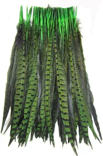 Miniatura 11 de kolight Juego de 100 piezas Natural teñido de faisán plumas 12 – 14 inch decoración DIY