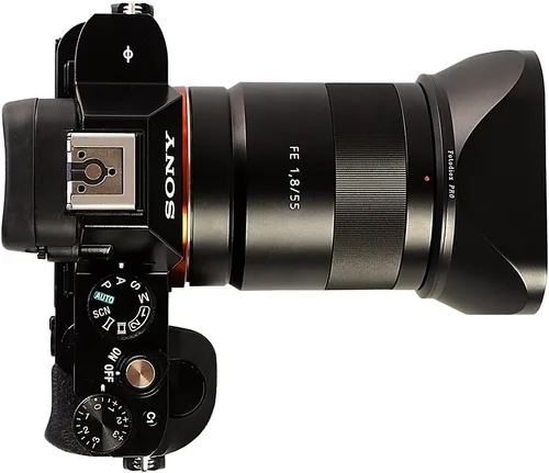 Miniatura 5 de Fotodiox Inspirado en Pro Leica, parasol de lente de bayoneta de metal dedicado de diseñador para lente Zeiss Sonnar T* FE 2.165 in f/1.8 ZA