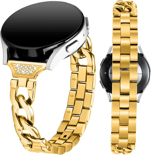 JOYOZY Correas de metal compatibles con Samsung Galaxy Watch 7 1.575 in 1.732 in/FE 1.575 in 1.732 in/Galaxy Watch 6 1.575 in 1.732 in 1.693 in
