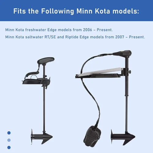 Miniatura 3 de PalpitateC Correa de sujeción de 22 1/2 pulgadas compatible con motor de arrastre Minn Kota para Minn Kota Freshwater Edge, Saltwater RT/SE