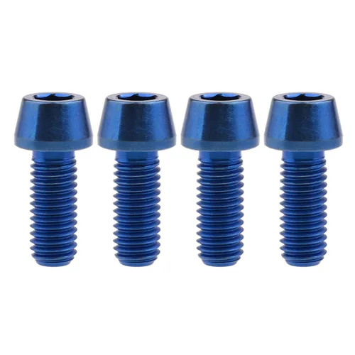 Miniatura 65 de Tornillos de titanio Ti M8 x15 20 25 30 35 40 45 50 60 2.756 in 0.049 in de paso hexagonal Allen Tornillos de cabeza hueca paquete de 4