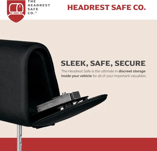 Miniatura 3 de El juego de reposacabezas seguros HEADREST Safe Vulcan de tela - Juego de reposacabezas para asiento del pasajero + reposacabezas para acompañante
