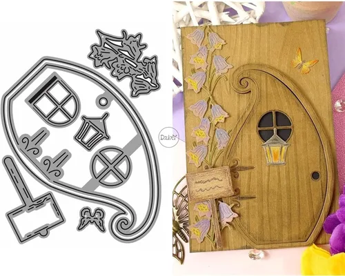 Miniatura 30 de DzIxY Casas Troqueles de corte de metal para kit de fabricación de tarjetas, troquelados de papel en relieve, plantillas de máquina de álbumes