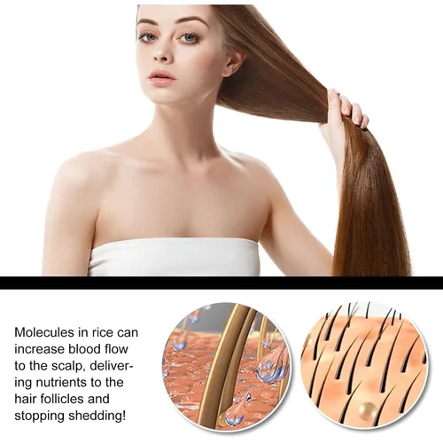 Miniatura 5 de Gegong Barra de champú, extracto de aloe vera de agua de arroz, ingredientes naturales, tratamiento de pérdida de cabello, control de aceite
