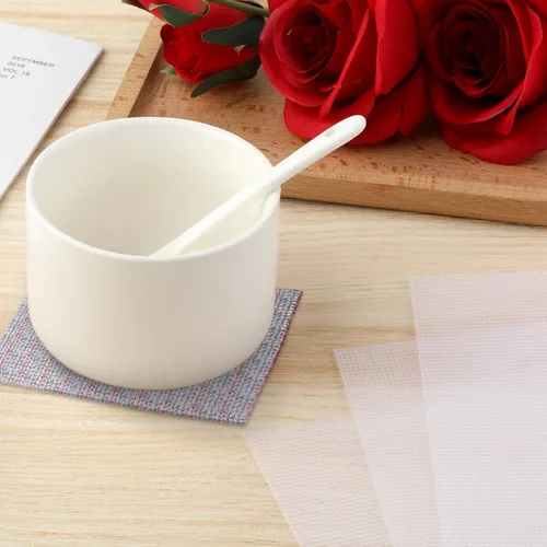 Miniatura 7 de 6 hojas de lona de malla de plástico, 14 CT transparentes para hacer bordados, pantalla Aida de punto de cruz para manualidades, proyectos