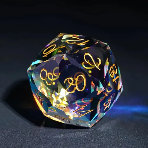 Miniatura 49 de UDIXI Juego de dados de piedras preciosas de amatista, dados DND de piedra de cristal D&D con estuche de regalo para juegos de rol y juegos de mesa