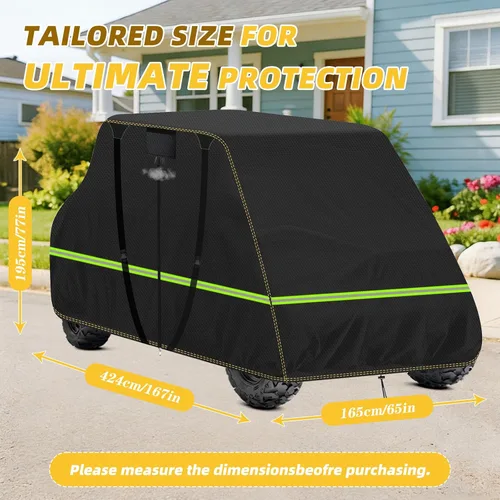 Miniatura 2 de Cubierta impermeable para UTV de 4 plazas – Protección 600D lado a lado, compatible con Polaris Ranger Crew XP 1000/900/570/800, General, RZR