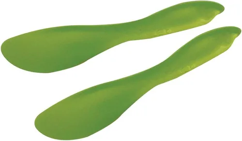 LINDEN SWEDEN Esparcidores multiusos, cuchillo de mantequilla versátil para queso suave o glaseado, seguro para niños, sin BPA y apto para Salvia