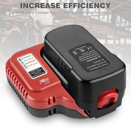 Miniatura 6 de Cargador rápido para Black & Decker BDFC240 18V 14.4V 12V 9.6V 24V NiCD NiMH Batería HPB18 HPB18-OPE HPB14 HPB96 HPB24 Reemplazo para cargador