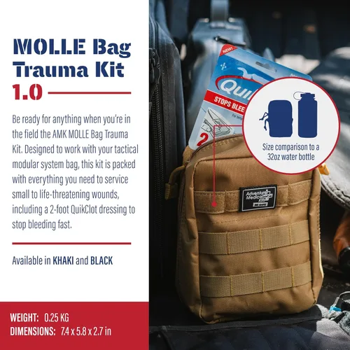 Miniatura 3 de Adventure Medical Molle Bag Trauma Kit 1.0 (bolsa caqui)