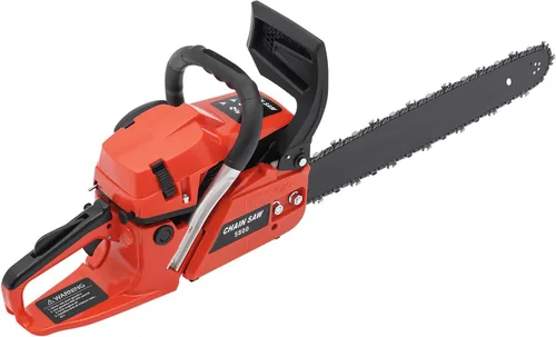 Miniatura 12 de LOYALHEARTDY Sierra de cadena de 58 cc 2 ciclos 4.4 Hp Sierras de gasolina de mano 18 pulgadas motosierra para árboles de madera corte jardín granja