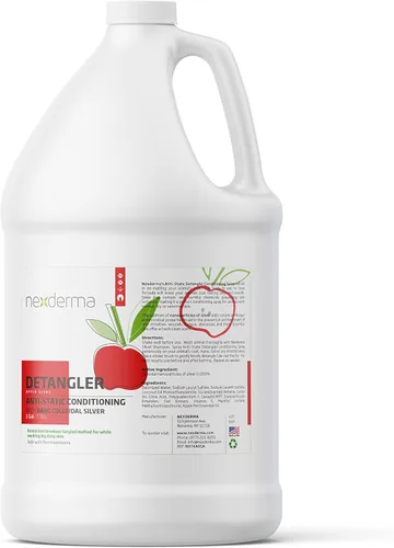 Miniatura 10 de NEXDERMA Spray acondicionador antiestático desenredante para perros y gatos, fórmula para calmar la piel sensible con aroma a ciruela, sequedad