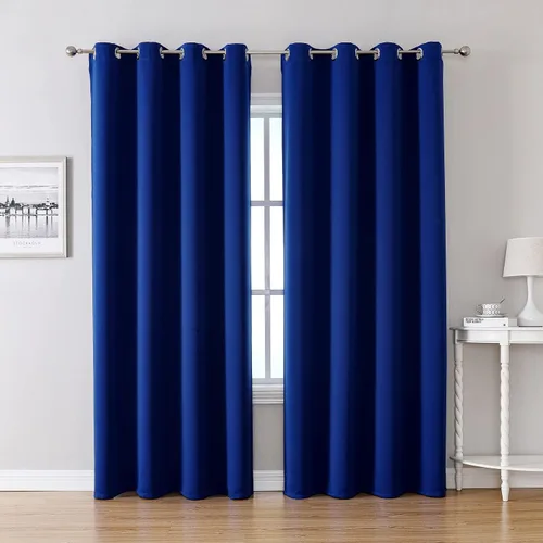 Miniatura 29 de ChrisDowa - Cortinas de cenefa pequeñas para cocina, cortinas cortas con ojales y aislamiento térmico para oscurecer la sala y habitación