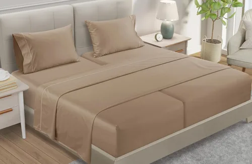 Miniatura 55 de Sábanas Twin XL 100% Algodón Para Cama Twin, Juego de Sábana Bajera Totalmente Elástica y Fundas de Almohada 800TC, Sábanas de Bolsillo Profundo 06