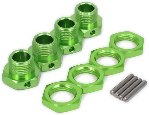 Miniatura 6 de Adaptador de tuercas de rueda hexagonal de aluminio de 0.669 in para Arrma 6s BLX Infracción Limitless Mojave Typhon hopups piezas de actualización