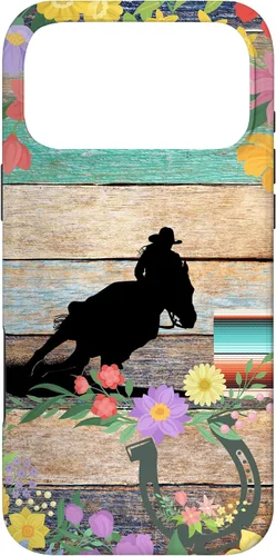 Miniatura 22 de Cute Serape Spring Flower Rodeo Western Horse Barrel Racing Case for iPhone 17