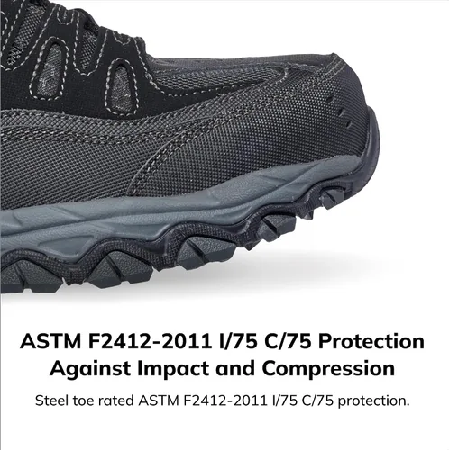 Miniatura 2 de Skechers Men's Cankton Steel Toe Construction Shoe Electrical Hazard Rated, Memory Foam