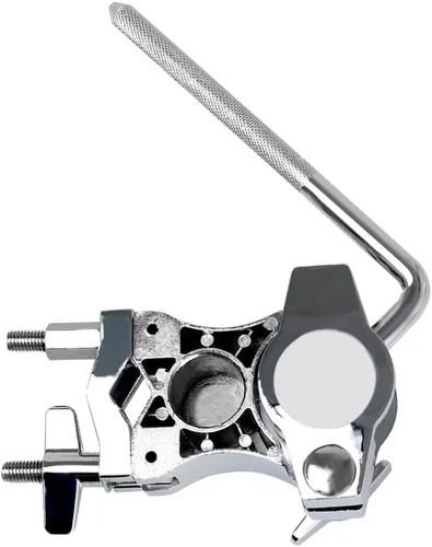 Miniatura 7 de Soporte de montaje de abrazadera de montaje de varilla de aleación de zinc Piezas de tambor Clip de extensión para Tom Drum Musical Instrumento