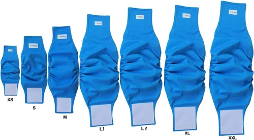 Miniatura 9 de Teamoy Pañales reutilizables para perros machos, bandas lavables para el vientre para cachorros, paquete de 3
