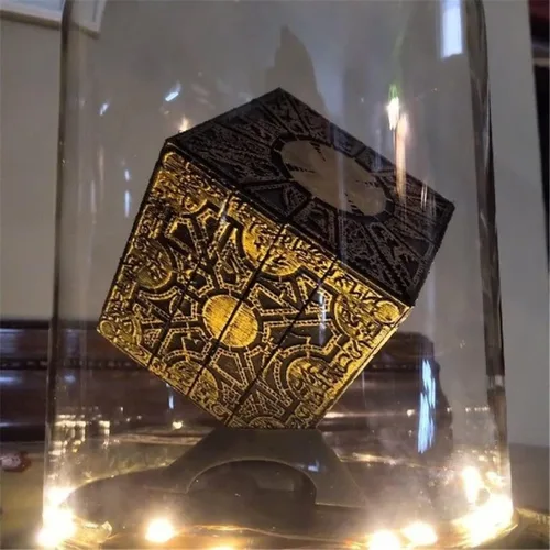 Miniatura 9 de SUIZU Caja de rompecabezas Hellraiser Desmontable, Caja de Bloqueo con Deformación Funcional con Base