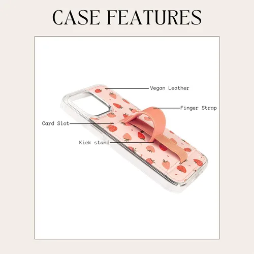 Miniatura 2 de Fundas Walli para iPhone 17 Pro, Funda tipo Cartera con Soporte para Tarjetas, Elegante y Moderna, Funda para Mujer, se ajusta al iPhone 17 Pro