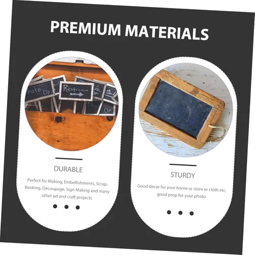 Miniatura 8 de EXCEART Adorno de gota de agua de 1.969 in, piezas de madera para manualidades, 20 piezas para decoración de bricolaje, accesorios de fotos