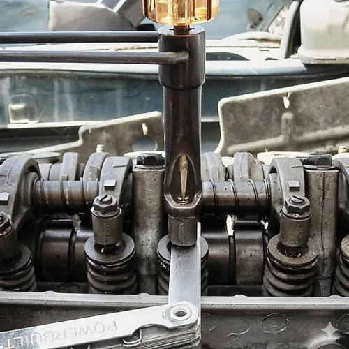 Miniatura 5 de Powerbuilt herramienta de ajuste de válvula de tuerca de 12 mm y 7-1/2 pulgadas, perno de ajuste de válvula ranurada, para motores de vehículos