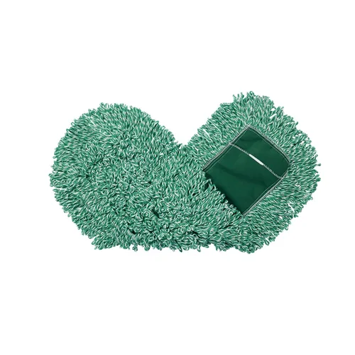 Miniatura 4 de Rubbermaid Commercial FGJ85900GR00 mopa para limpiar polvareda de mezcla de microfibra, con terminación remallada, 72 pulgadas, color verde., 24