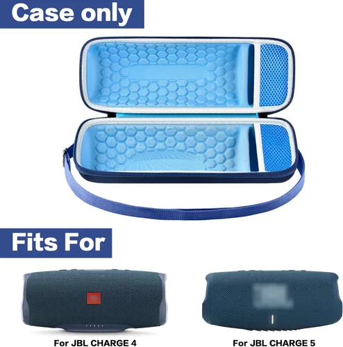 Miniatura 2 de Comecase - Funda rígida de viaje para JBL Charge 4/Charge 5 impermeable Bluetooth altavoz. Bolsa de almacenamiento para cargador y cable USB